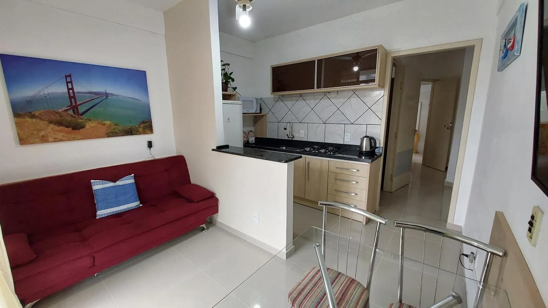 Apartmán Apto 2 Quartos Com Ar A 200M Da Praia Florianópolis 0*,